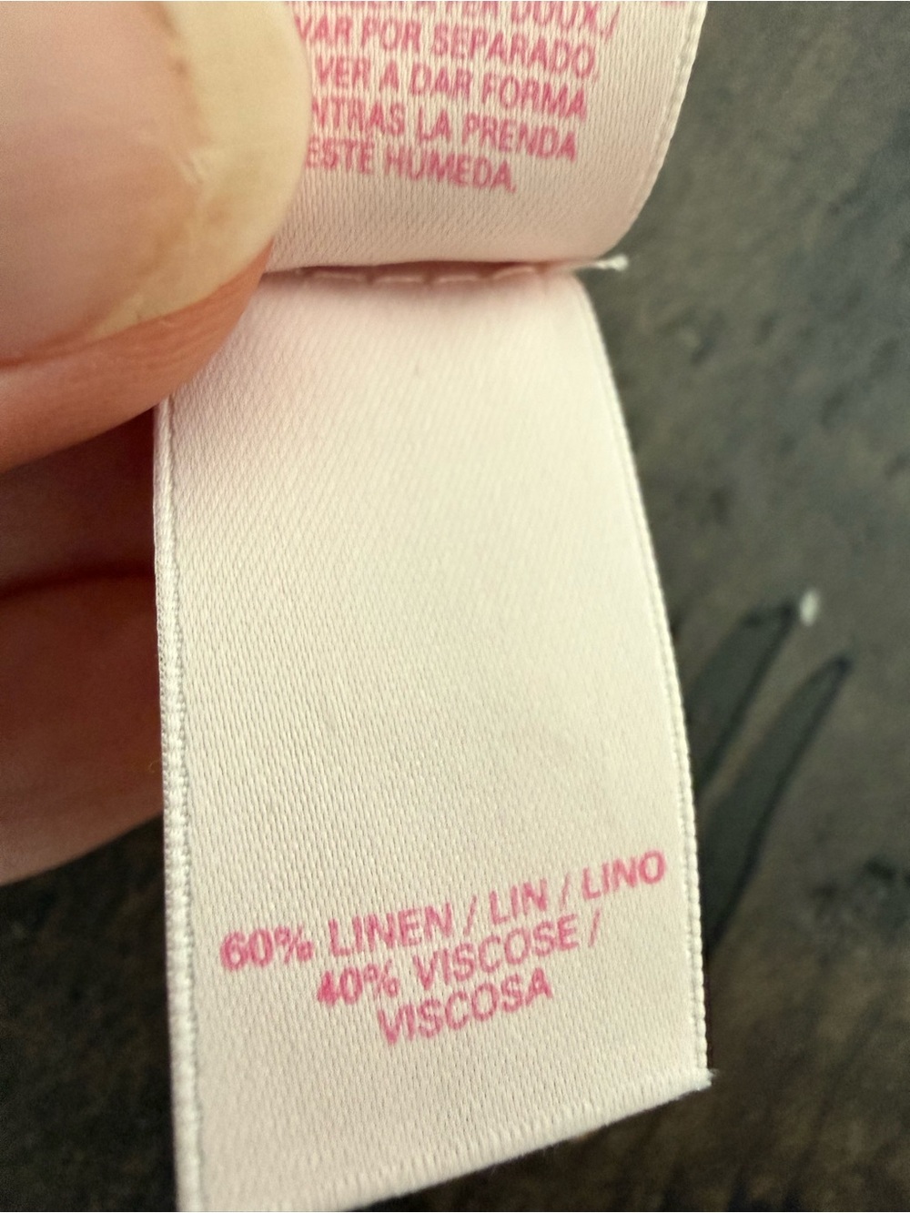 Victoria’s Secret Linen Blend Maxi Tank Dress XS Short Blush Open Knit Hem - Picture 12 of 12